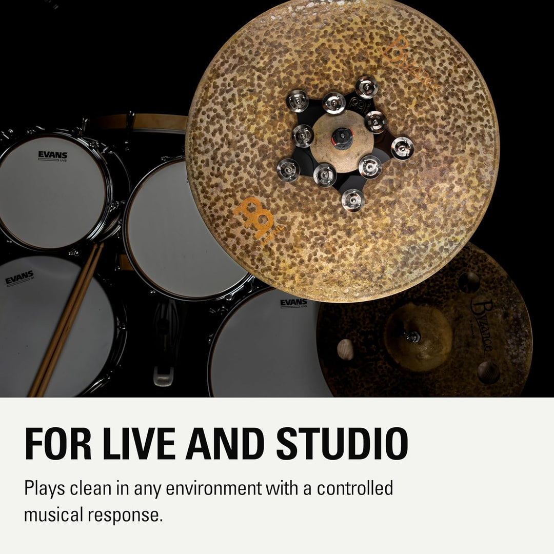 Meinl Percussion Super Flex Ching Ring, Stainless Steel Jingles