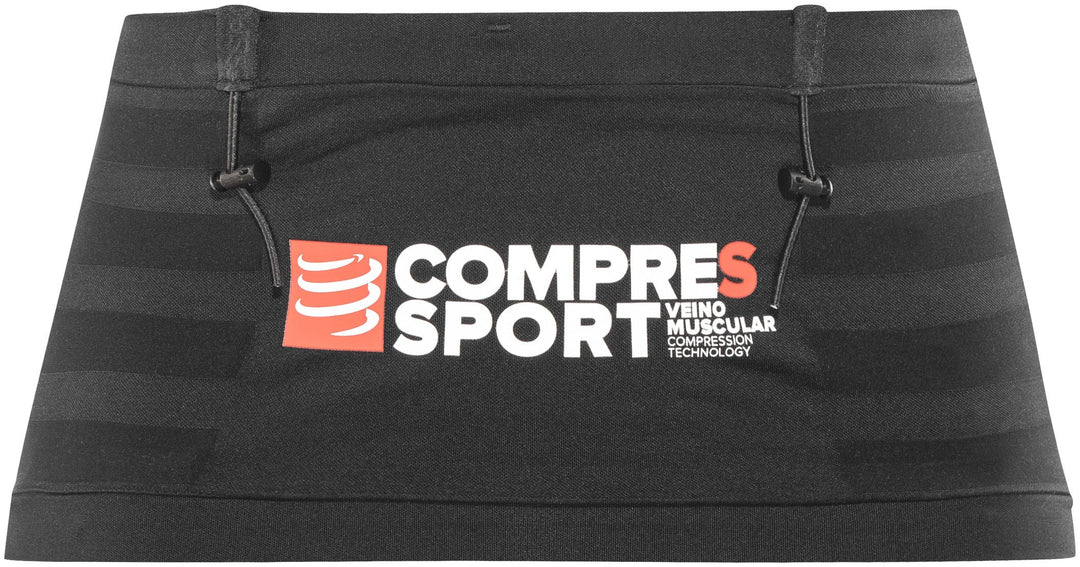 COMPRESSPORT Free Belt Pro Laufgürtel Trinkgürtel Rennnummer Gürteltasche XL/XXL, XL/XXL