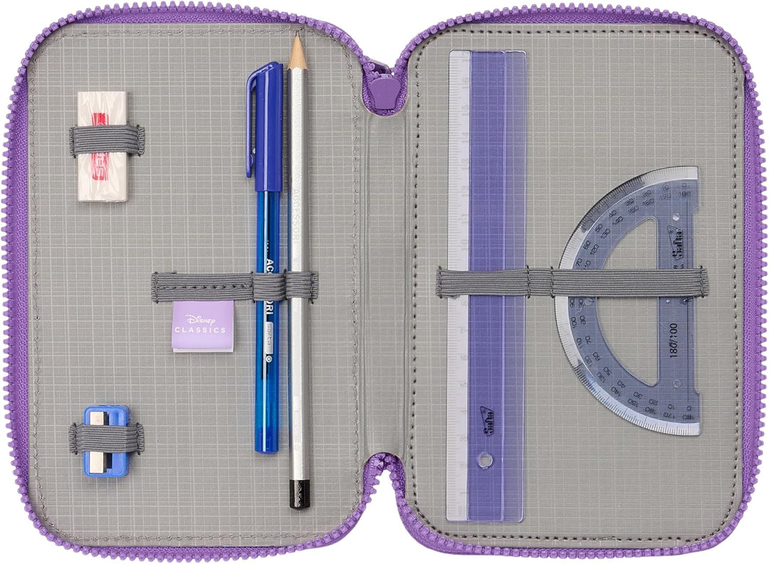 Stitch Sweet Schulmäppchen mit 36 Utensilien, Federmäppchen für Kinder, ideal für Kinder von 5 bis 1