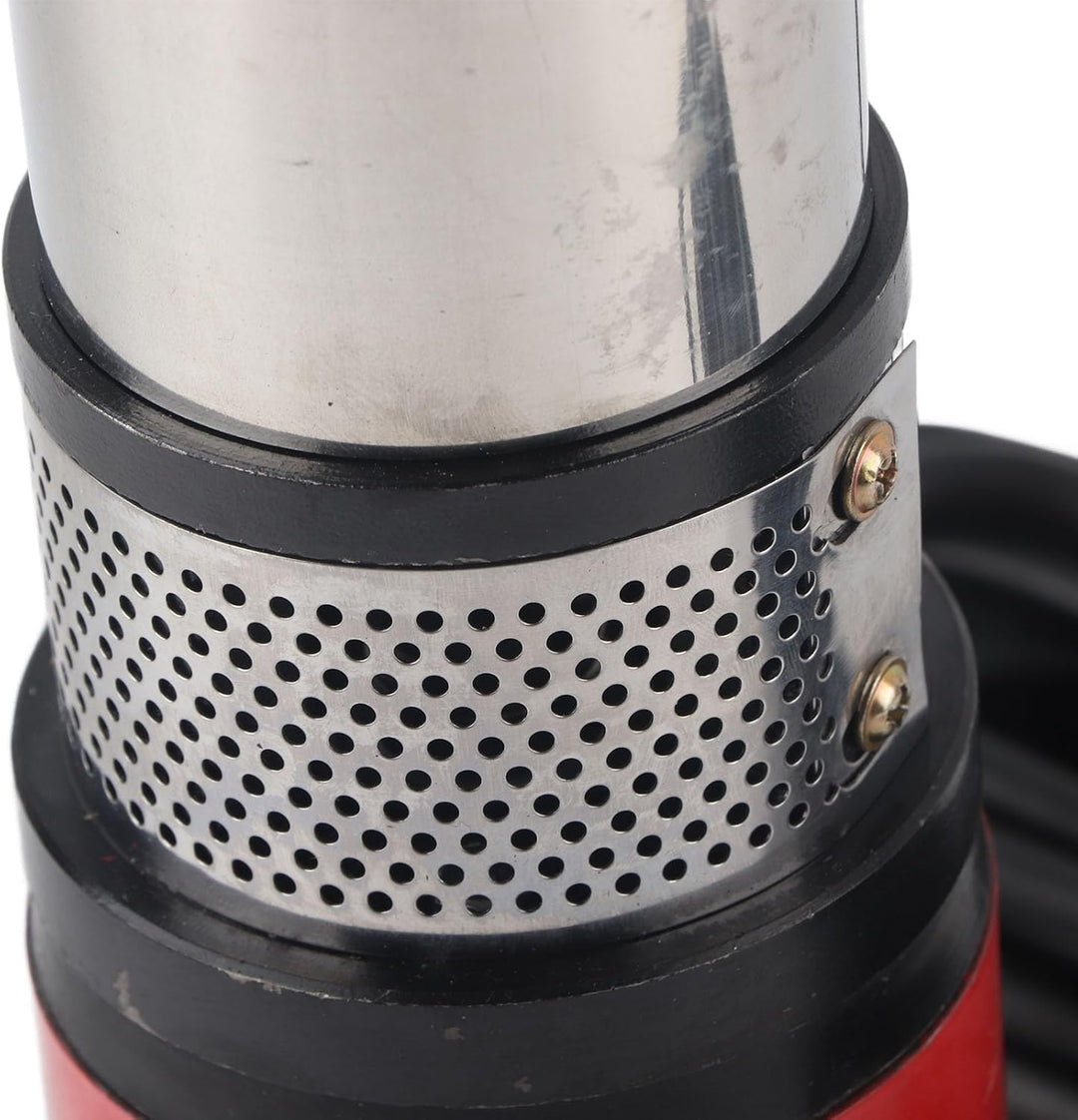 Solar Tauchbrunnenpumpe, 50m DC 48V Tauchpumpe mit Grossem Durchfluss und Hohem Hub, Schwimmendes La