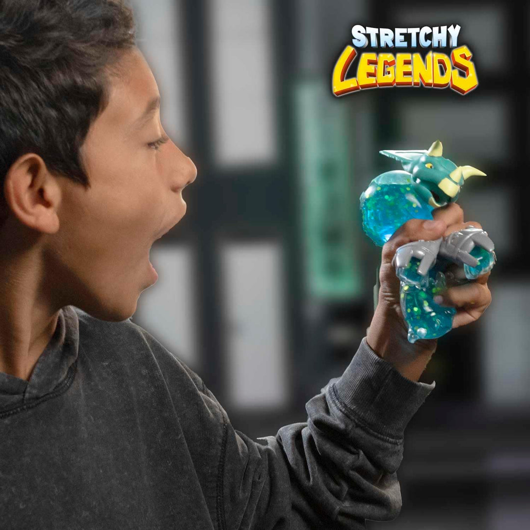Stretchy Legends Battlehorn - Elastische Actionfiguren für Kinder, Dehnbare Superhelden Figuren zu S