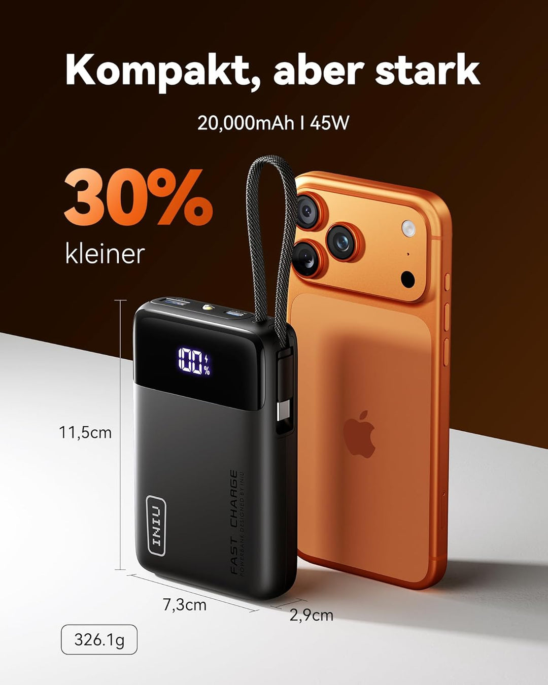 INIU 45W 20000mah Power Bank &INIU Power Bank, 22.5W Fast Charging 10000mAh