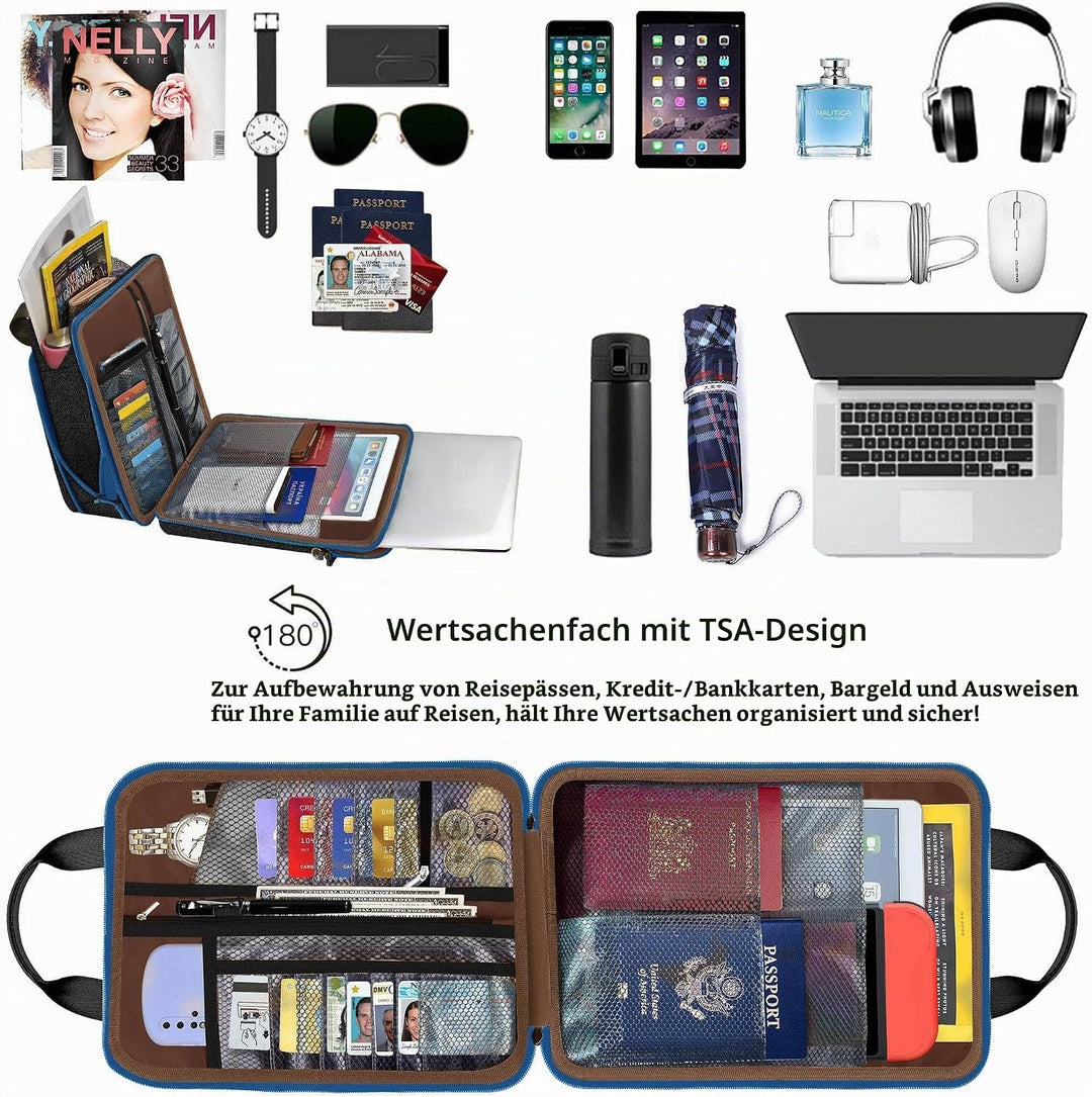 ZINZ Schlanke und erweiterbare Tasche 12,9 13" Reise-Laptop-Schultertasche für MacBook Air/Pro 13" M