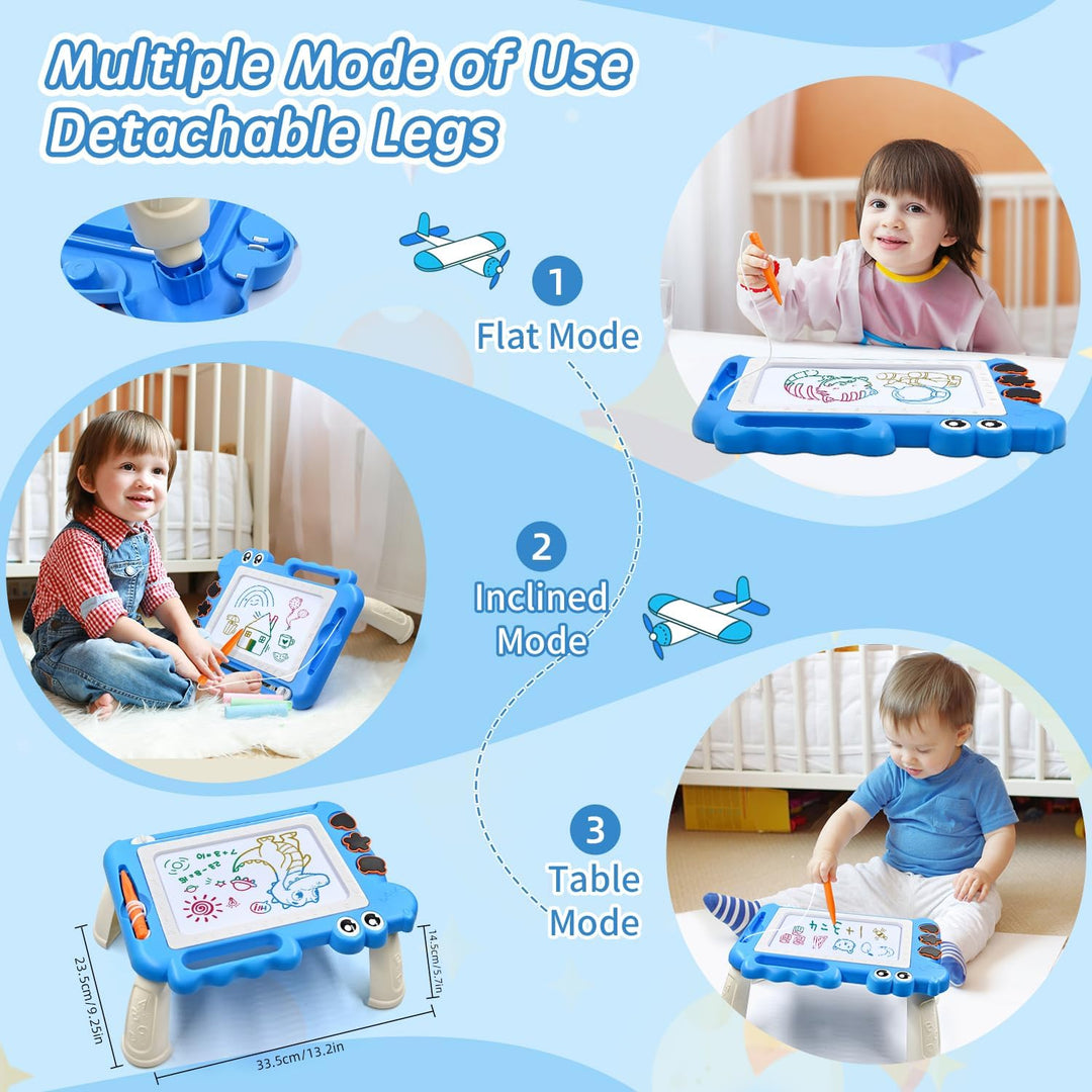 Dinosaurier Maltafel Zaubertafel mit Beinen Kinderspiele ab 2 3 4 5 Jahre Geschenk Mädchen Jungen, B