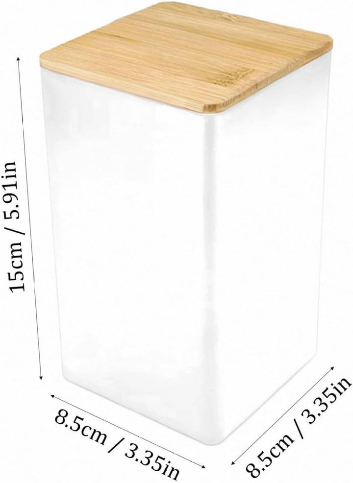 Tee Kaffee und Zucker Kanister Set feuchtigkeitsdichtes Aufbewahrungsgläsern mit Holzdeckel luftdich