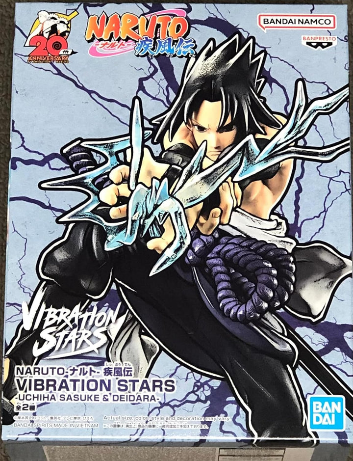 Banpresto Naruto Versand – Uchiha Sasuke – Figur Vibration Sterne 16 cm