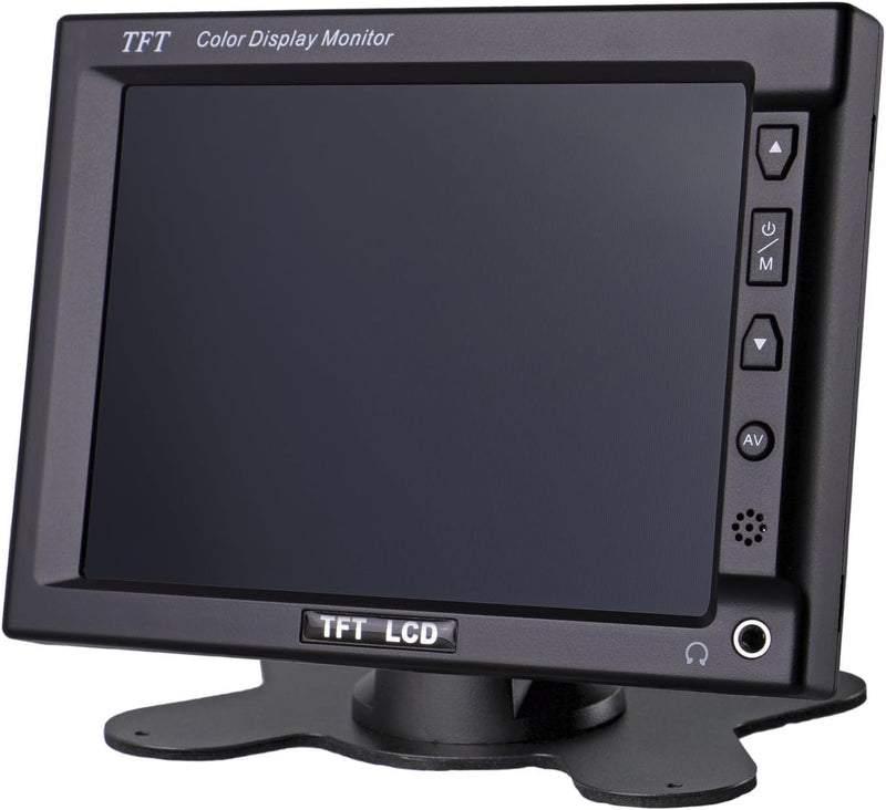 Carmedien 5,6" TFT Monitor CM56 Automonitor Standmonitor Einbaumonitor mit Mini 5,6 Zoll TFT Display