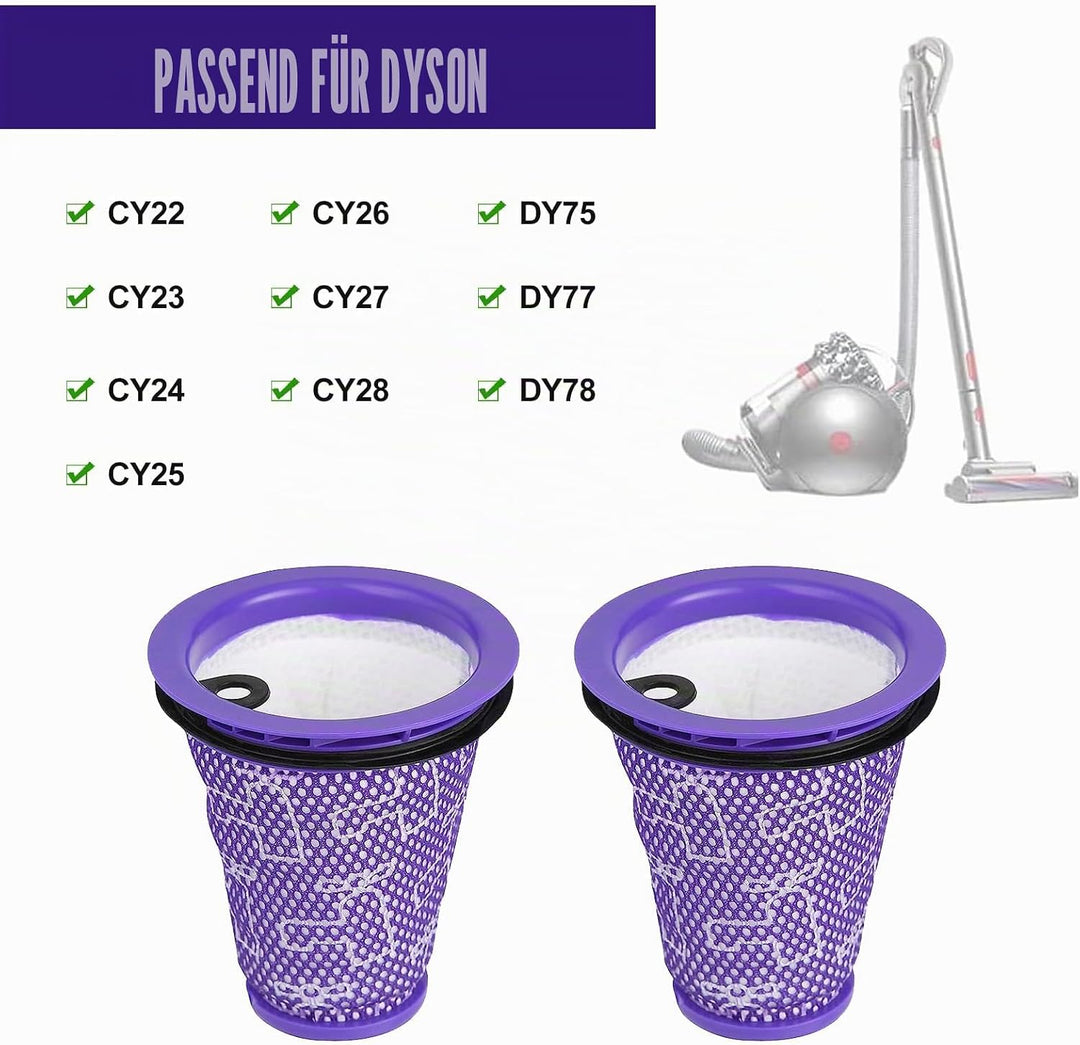 Vormotor-HEPA-Filter Ersatz für Dyson Big Ball CY22 CY23 CY24 CY25 CY26 CY27 CY28 DY75 DY77 DY78 Sta