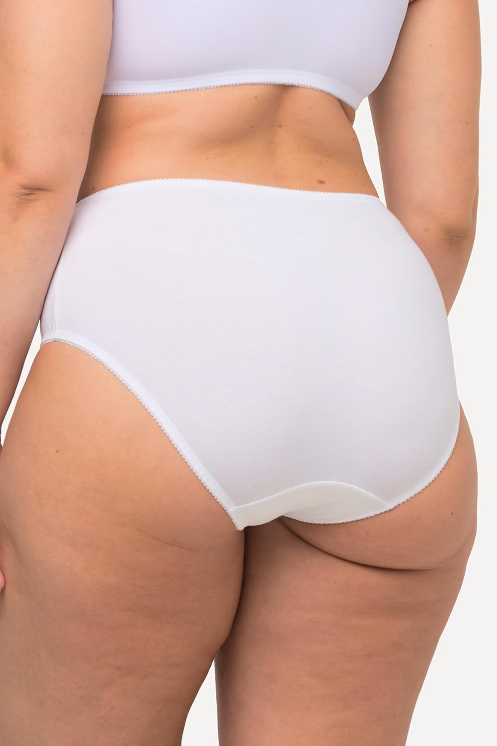 Ulla Popken Damen Taillenslip (5er Pack) 70-72 Schwarz-weiss, 70-72 Schwarz-weiss