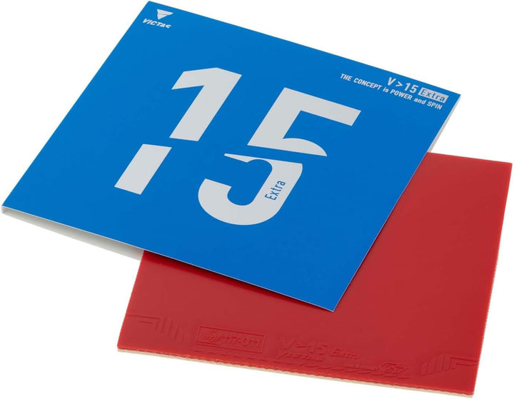 Victas V>15 Extra Tischtennisgummi rot MAX, rot MAX