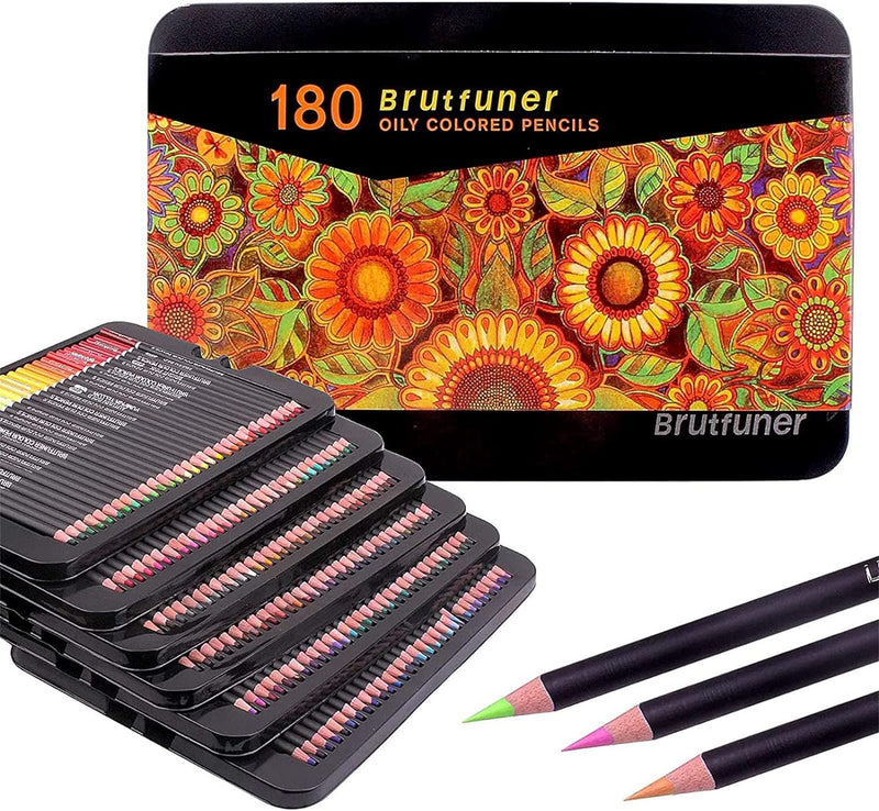 Laconile Buntstifte professionell set, 180 farbstifte,zeichenstifte Malset Skizzierstifte Set Bleist