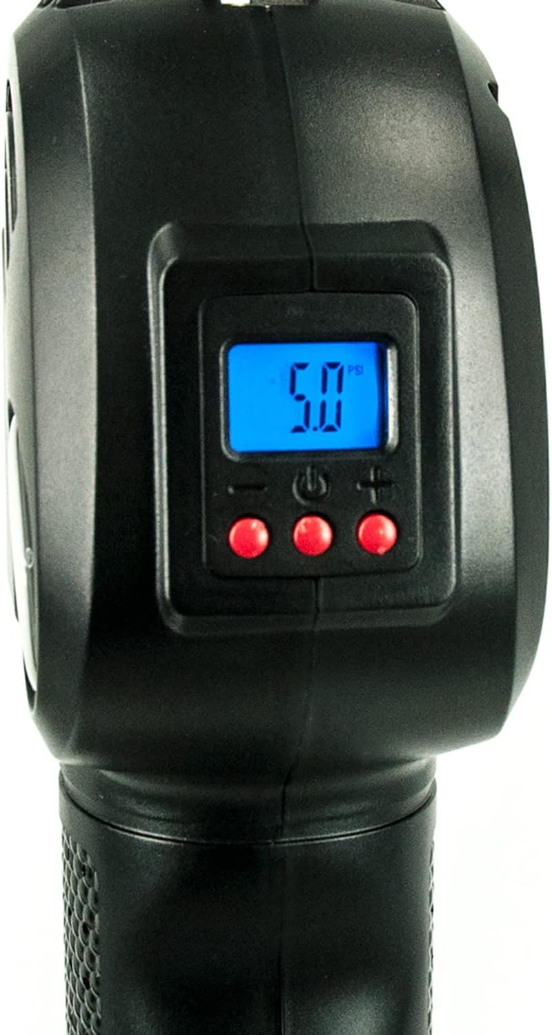 Plenti Air Akku Handkompressor mit Li-Ion Akku und Auto Adapter - 12V NEUHEIT - Deutscher Kundendien