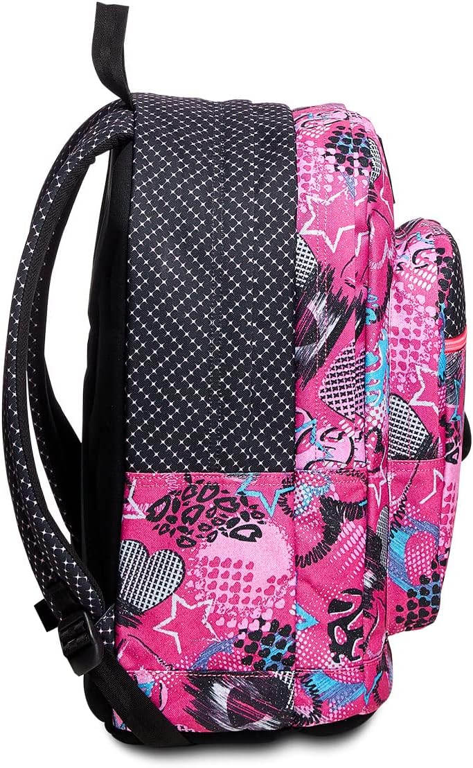 RUCKSACK NEW FIT SEVEN GLAMHEART GIRL Backpack für Schule, Uni & Freizeit, Geräumige Schultasche für