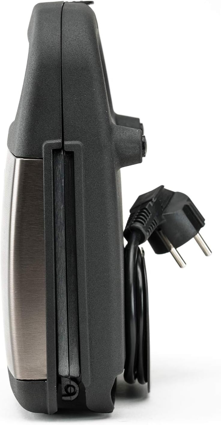 Black+Decker ES9680070B BXSA751E Sandwich-Maker, 750, Edelstahl, Pantone 10394, Sandwich