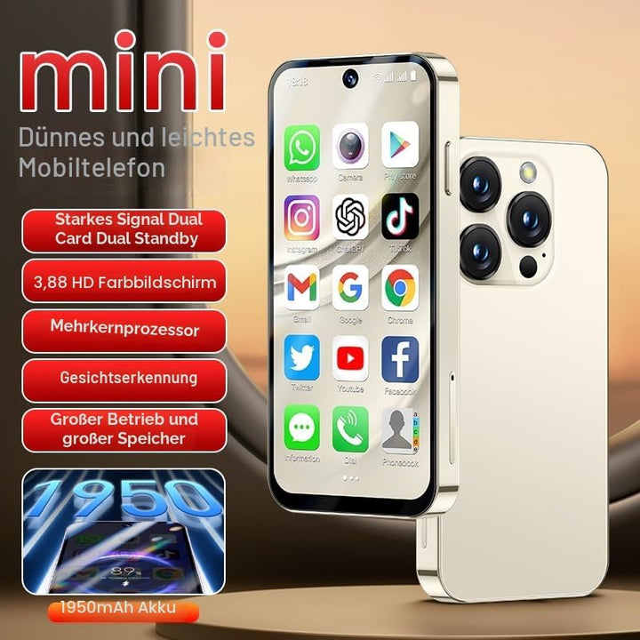 4G Mini-Smartphone (freigegeben), ideale Wahl für Kinder und Studenten, kleines Backup-Telefon in ho