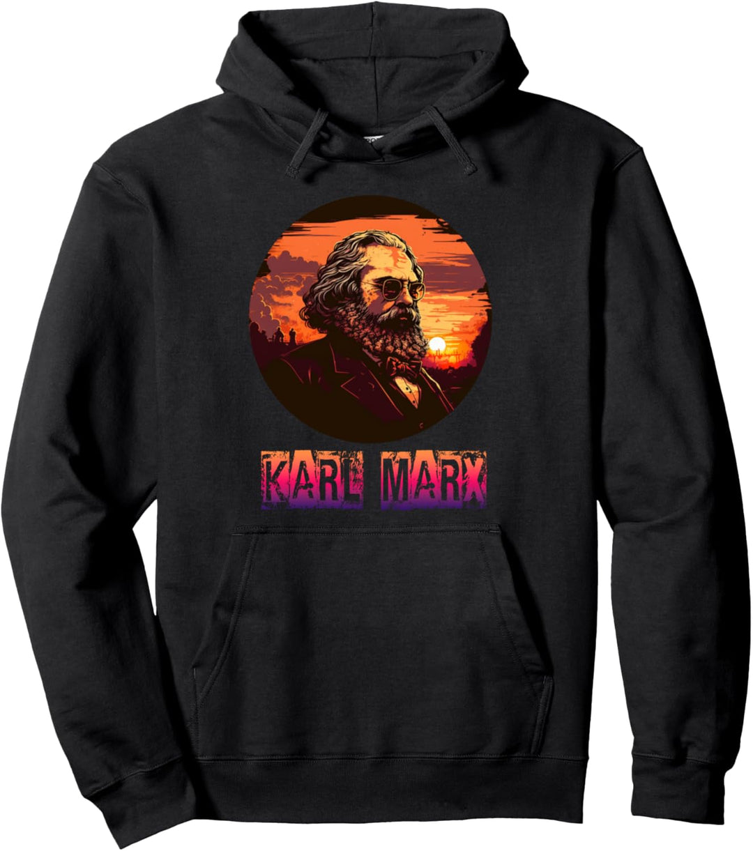lustiges Karl Marx Pullover Hoodie