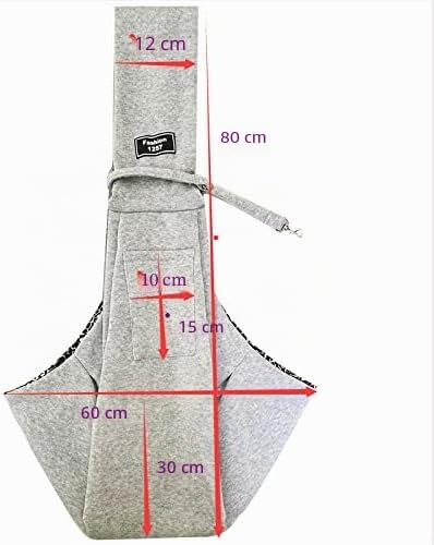 CYBERNOVA Kleine Tragetasche für Hunde und Katzen, für 1,4–6,8 kg, mit Tasche, freihändige Haustiert