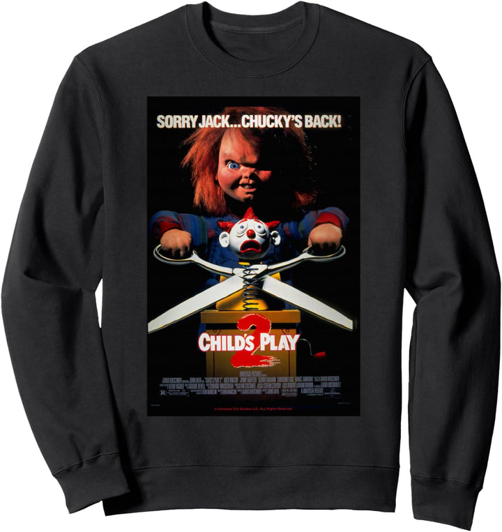 Chucky Child's Play 2 Guess Who's Back Poster Sweatshirt