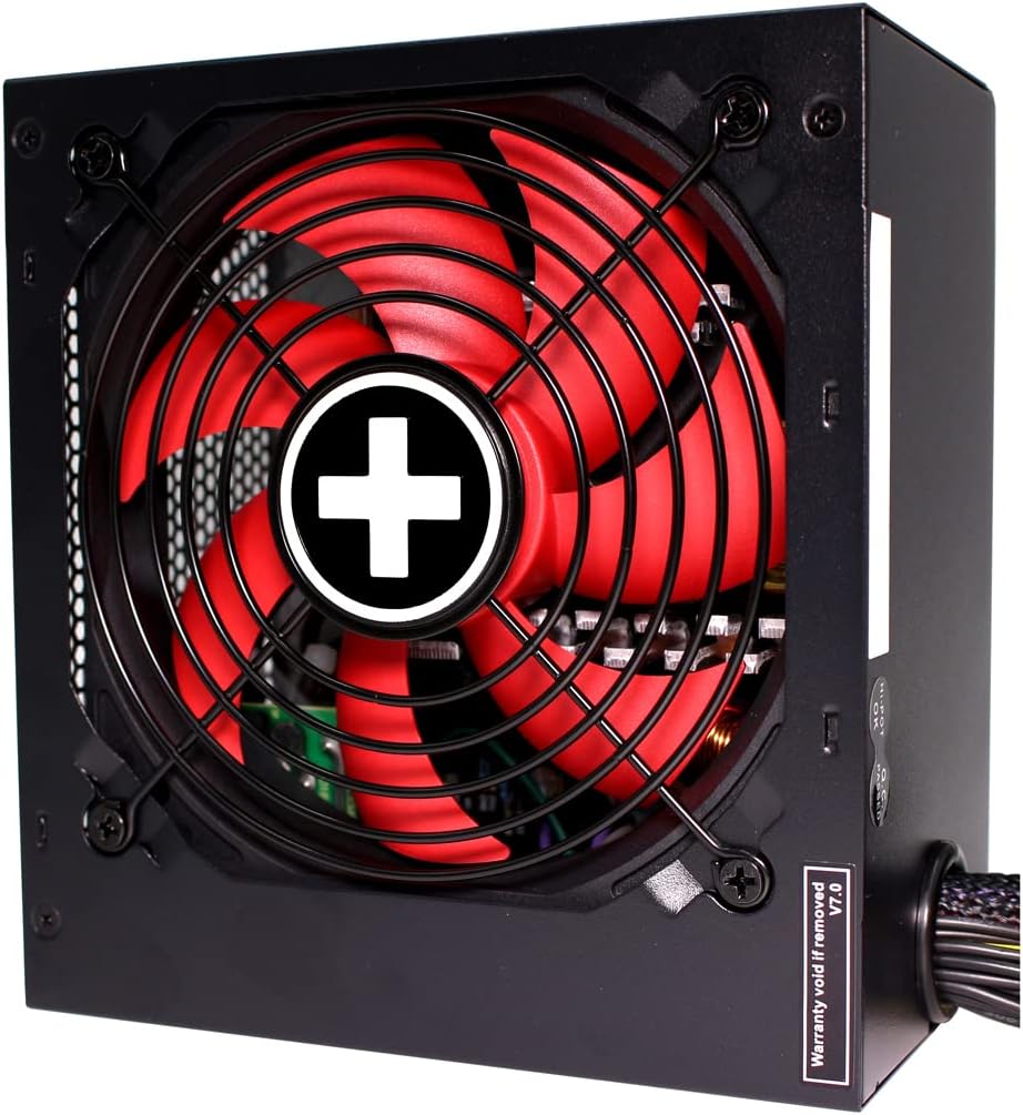 Xilence XP750R10 750W PC Netzteil, 80+ Bronze, Gaming, ATX, rot/schwarz