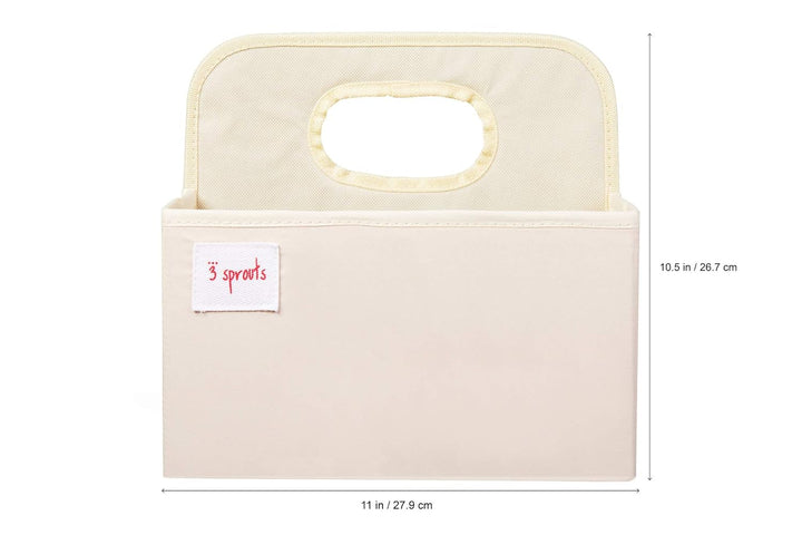 3 Sprouts - Wickeltasche Organizer - Baby Windel Caddy für Wickelutensilien - Wickelkorb & Wickelorg