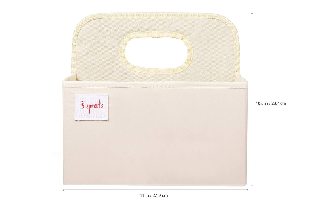 3 Sprouts - Wickeltasche Organizer - Baby Windel Caddy für Wickelutensilien - Wickelkorb & Wickelorg
