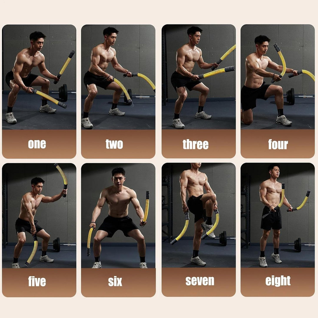 Generisch Kabellose Battle Seile - Gewichtetes Fitness Trainingsgerät,2-TLG. Arme Kraftaufbau Seil |