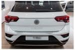 teileplus24 L592 Ladekantenschutz V2A Edelstahl kompatibel mit VW T-Roc 2017- Abkantung, Farbe:Silbe