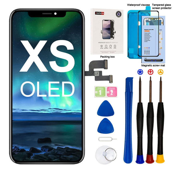 EFAITHFIX Ersatzdisplay für iPhone Xs OLED Bildschirm [nicht LCD] 14.7 cm (5.8 Zoll) Display, Digiti
