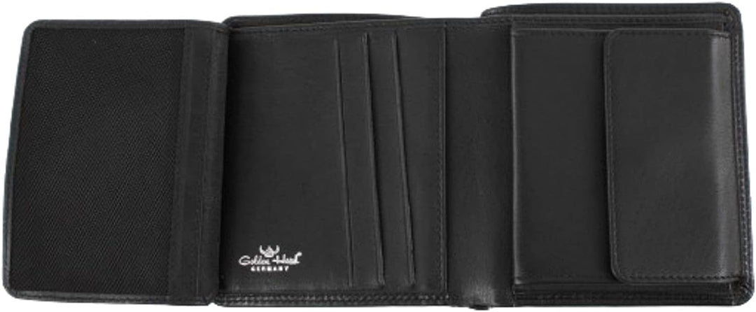Golden Head Polo Kombischeintasche schwarz, Schwarz