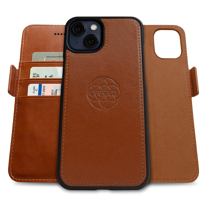 Dreem Fibonacci iPhone 13 Mini Brieftaschen-Etui / 2-in-1 stossfestes Etui und abnehmbares Folio aus