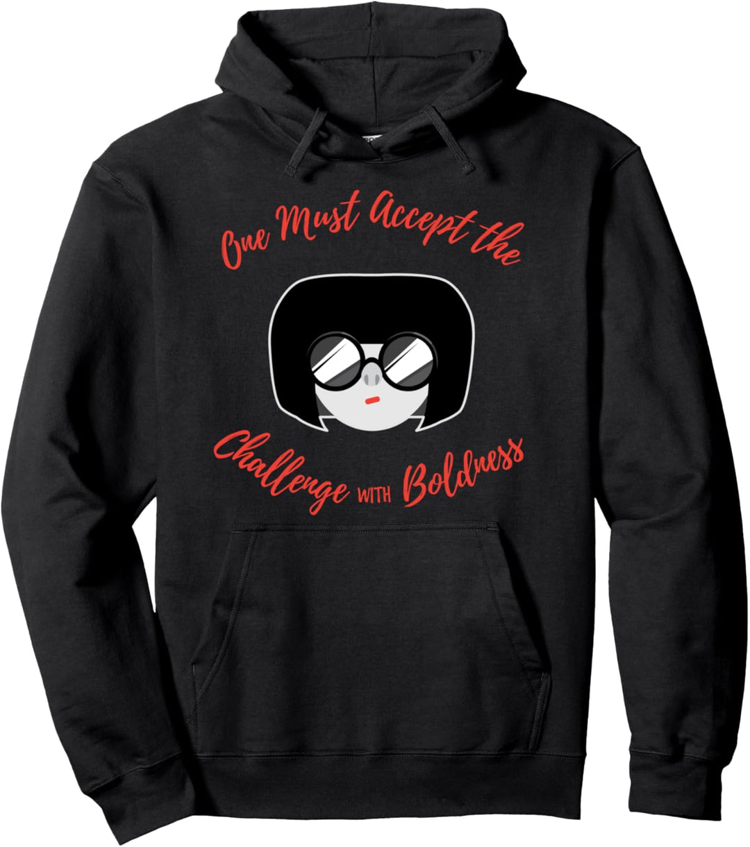 Disney Pixar Incredibles 2 Edna Mode Accept The Challenge Pullover Hoodie