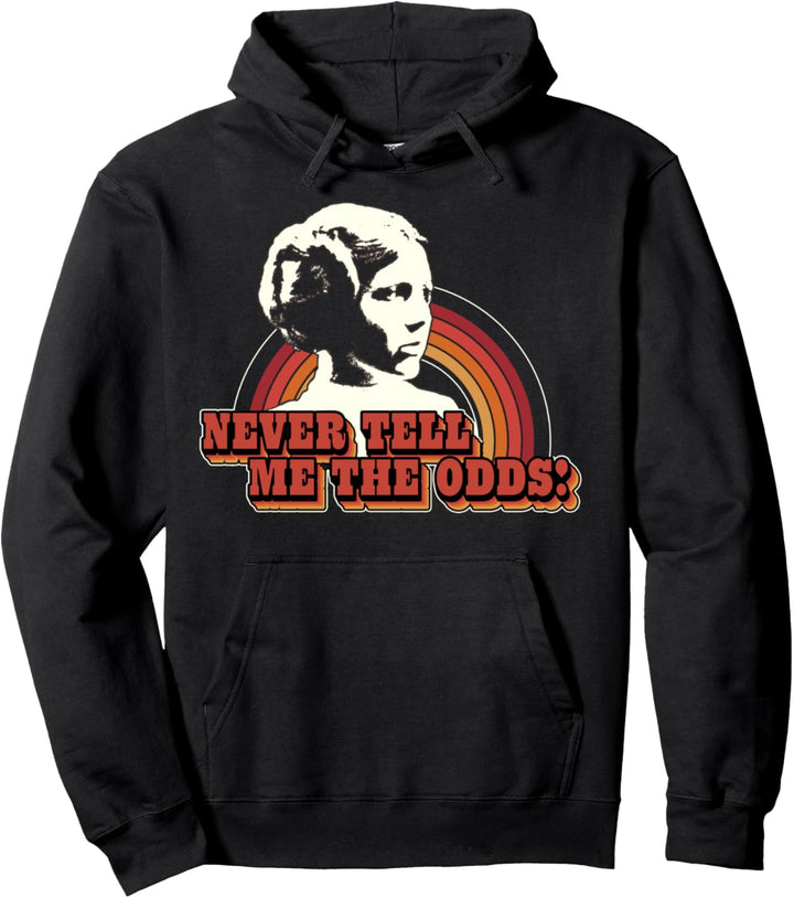 Star Wars Leia Retro Odds Poster Pullover Hoodie