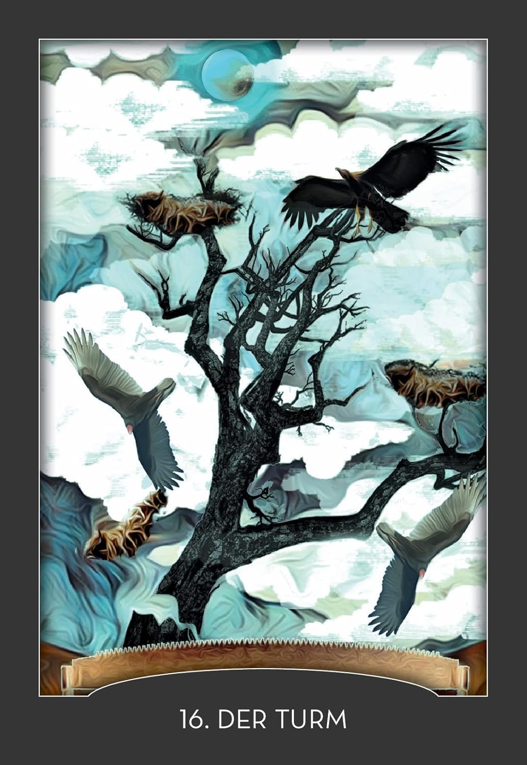 Wächter der Nacht Tarot: 78 Tarotkarten (Krafttiere Tarot, Fledermaus, Elster, Biene... Tiertarot De