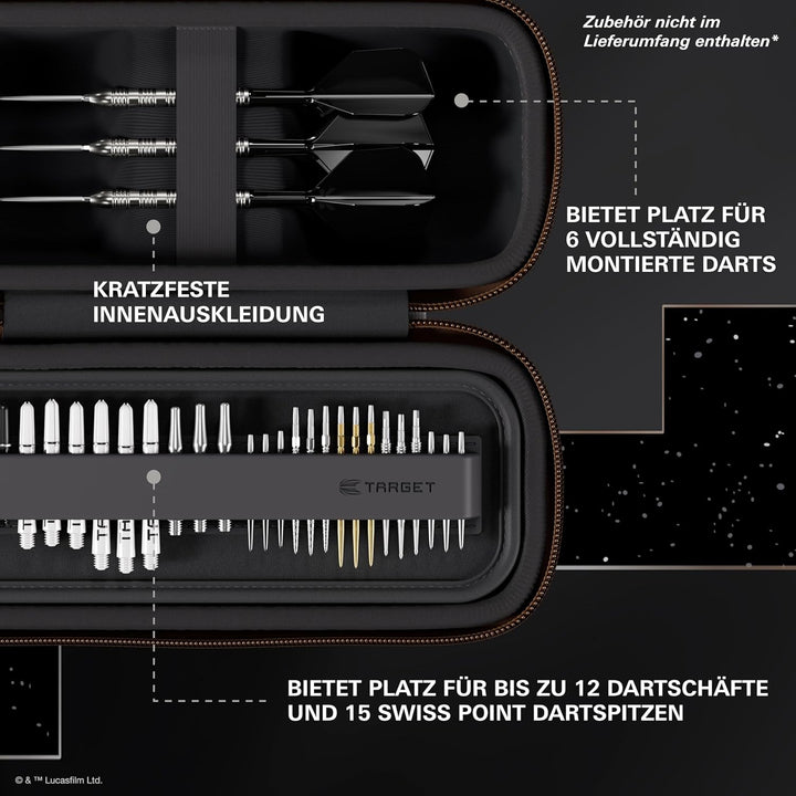 Target Darts Star Wars Mandalorian BOA Wallet | Premium Disney Darttasche mit Charakterdesign, Aufbe