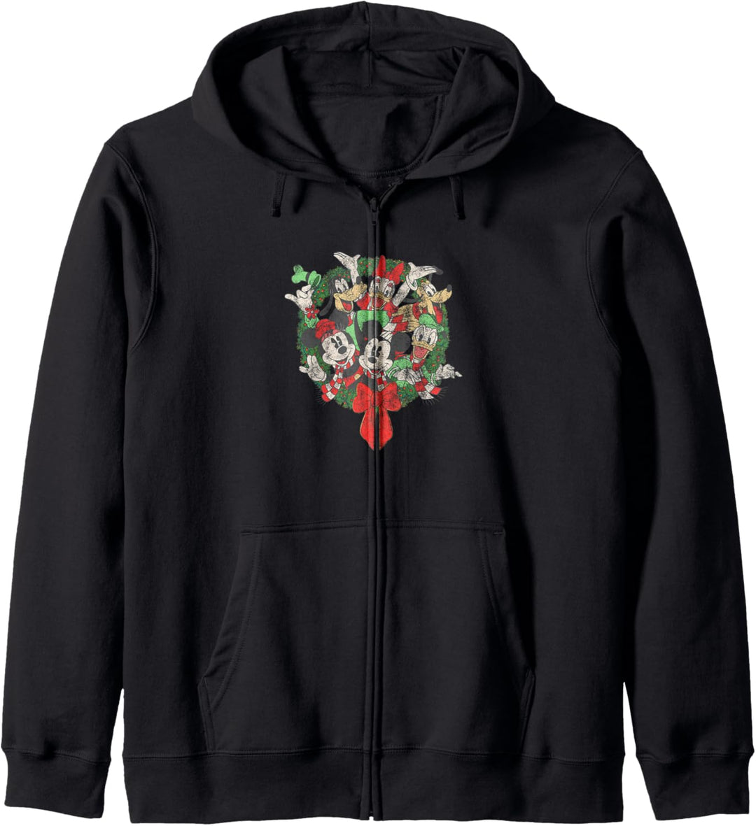 Disney Mickey & Friends Smiling In The Weihnachten Wreath Kapuzenjacke