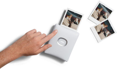 instax Square Link Smartphone Printer, Ash White Square LINK Smartphone Printer Case, Weiss