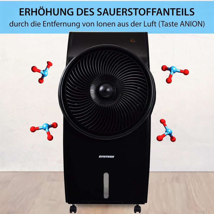 Syntrox Verdunstungskühler Wasser gekühlt Blowy | Ventilator | Wasserkühler, Ventilator mit Luftbefe