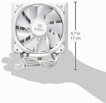 Enermax CPU-Kühler T50 Axe ARGB, Weiss 12cm ETS-T50 ARGB Weiss Single