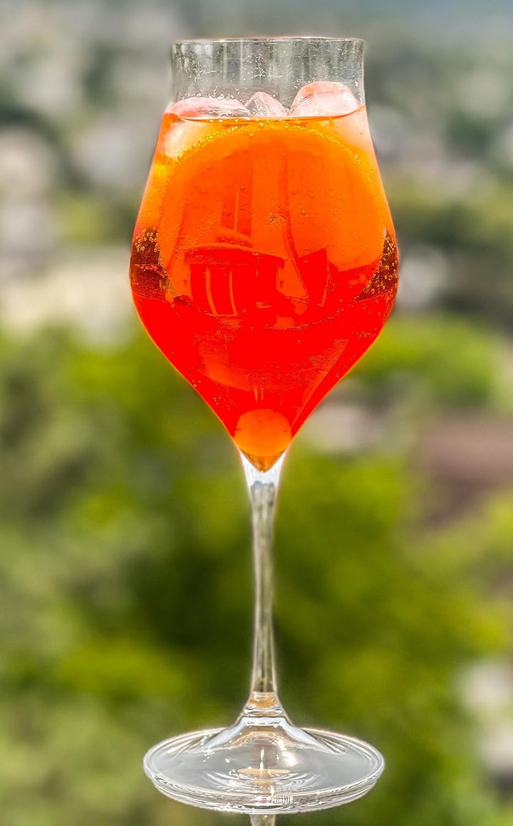 Topkapi elite Aperol Spritz Glas Giersberg XL– Aperol Spritz Gläser, Cocktail Glas, 585ml, Mundgebla