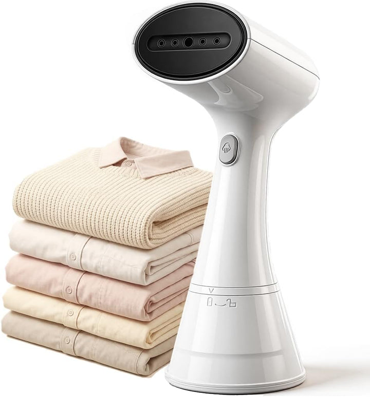 OLAYMEY steamer Dampfglätter 1000W, Steamer für Kleidung, 220ml Wassertank, Tragbarer Dampfbügeleise