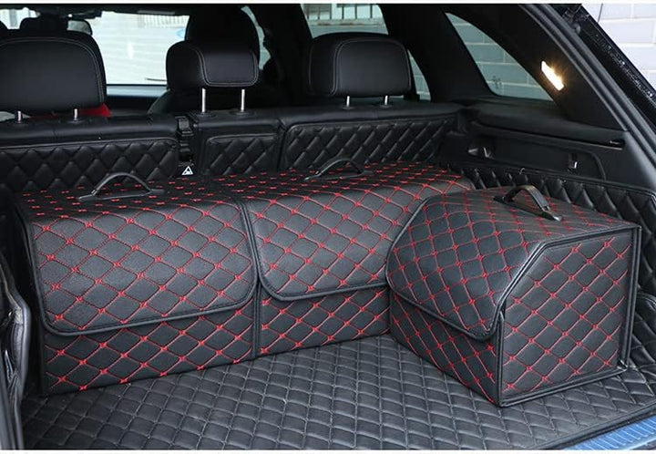 Auto Faltbox, Kofferraumtasche faltbar, Einkaufstasche, Kofferraum-Organizer, Autotasche, Falt-Korb,