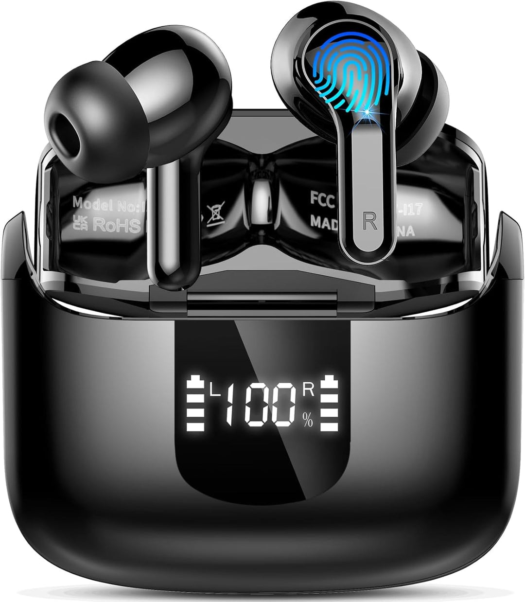 Ordtop Bluetooth Kopfhörer, Kopfhörer Kabellos Bluetooth HiFi Stereo,SY-DE24