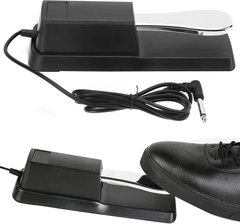 Tastatur Pedal, Korrosionsbeständigkeit Polieren Hohe Hartnäckigkeit Sustain Pedal Universal für Kla