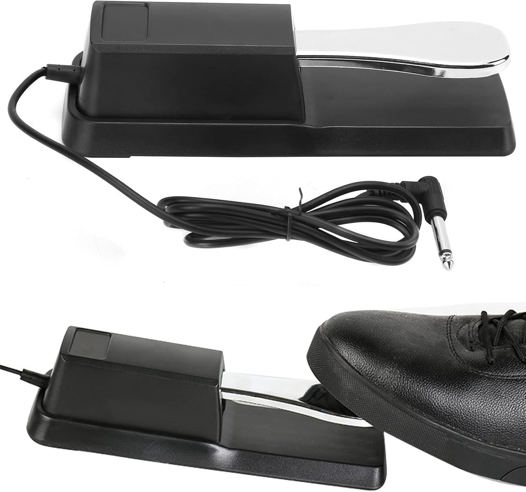 Sustain-Pedal, Poliertastatur-Pedal Antirutsch-Universal für Klavier