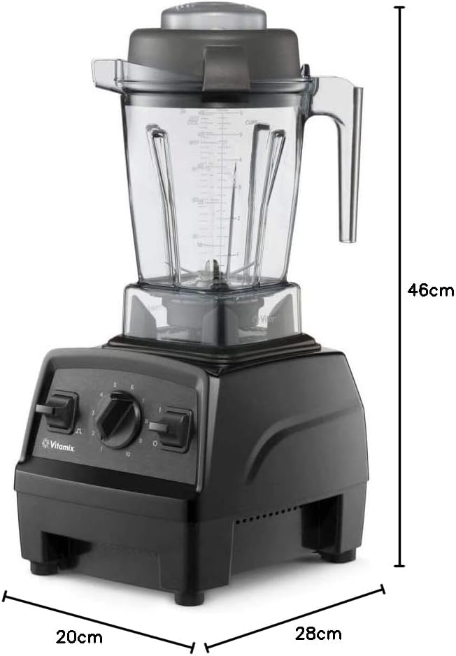Vitamix Explorian Series E310, Hochleistungsmixer, 1,4-Liter-Behälter, Schwarz