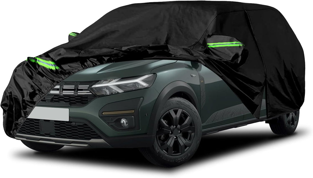 Autoabdeckung Wasserdicht Passend für Dacia Jogger 2021-2024, Atmungsaktiv Vollgarage Autoplane für