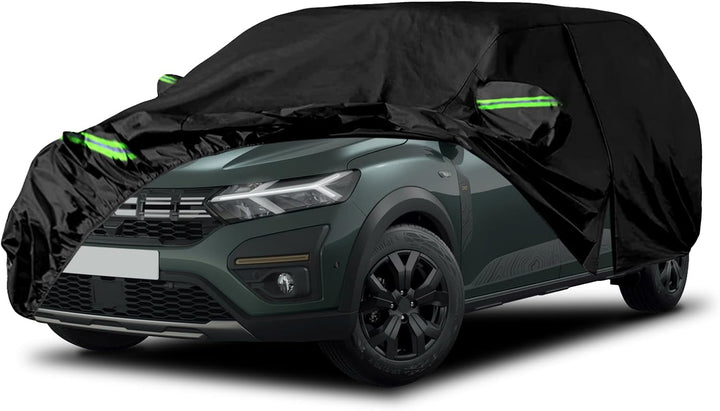 Autoabdeckung Wasserdicht Passend für Dacia Jogger 2021-2024, Atmungsaktiv Vollgarage Autoplane für