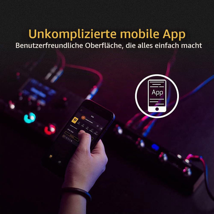 HOTONE MIDI Foot Controller Pedal Bluetooth Ampero Control 4 Taste