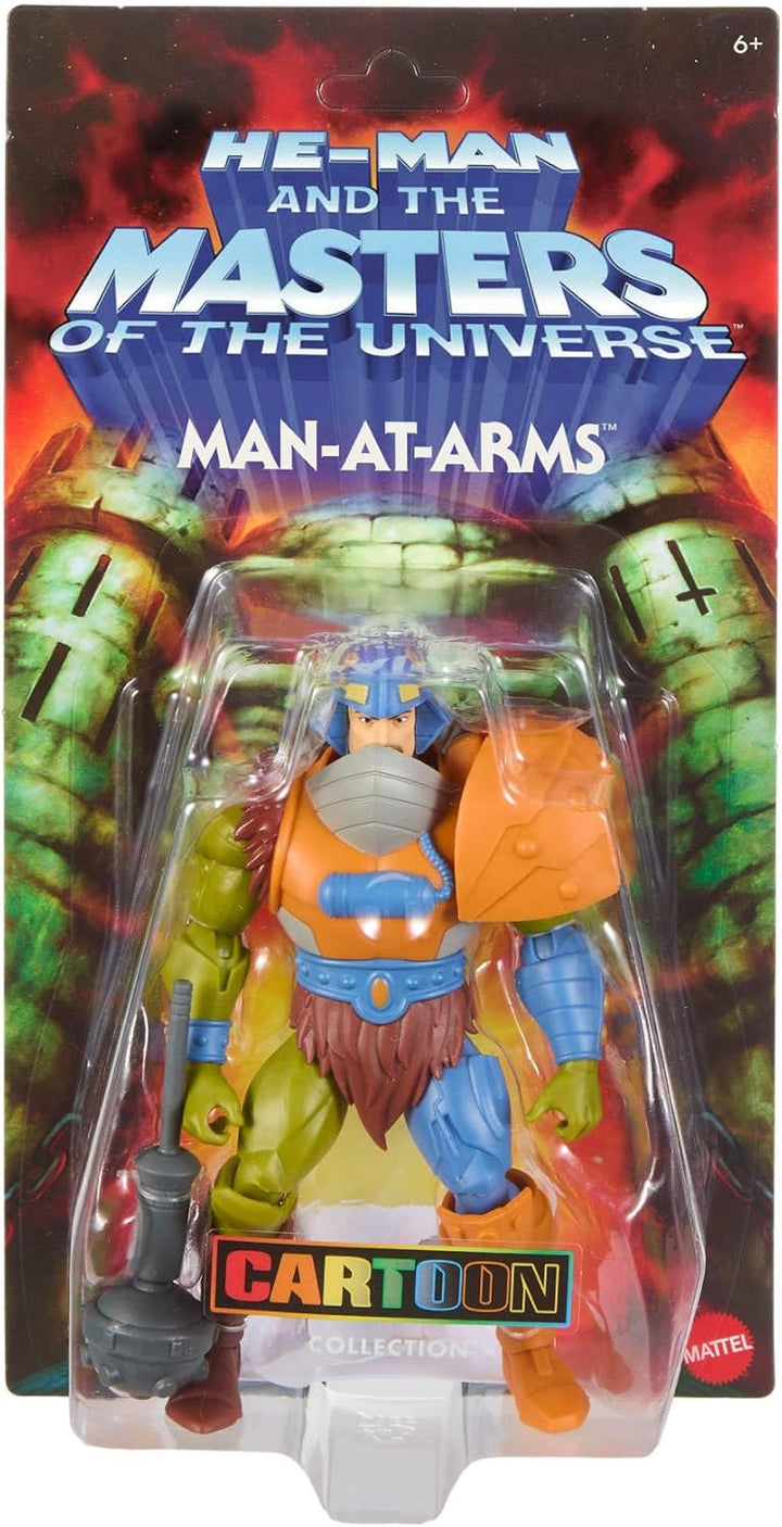 Masters of the Universe Origins 200X Spielzeug, ca. 14 cm grosse Man-at-Arms-Motu-Actionfigur aus de