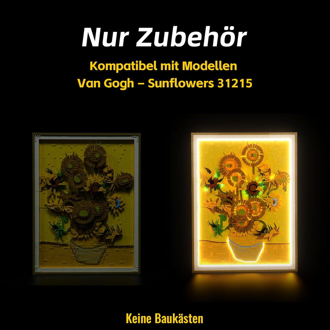 Led Licht Set Kompatibel mit Lego Vincent Van Gogh – Sunflowers 31215 (Kein Modell), Dekorationsbele